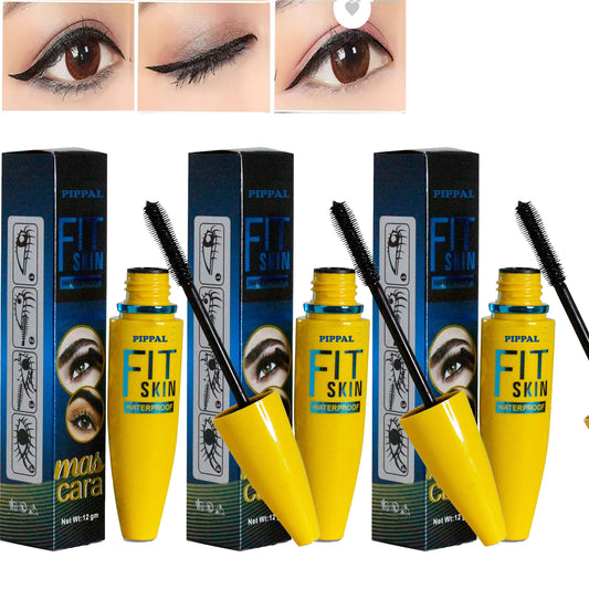 Pippal Fit Skin Mascara Ultra Volume Volumizing Mascara for Bold And Dramatic Lashes Long Lasting Waterproof 12Gm (Pack of 3)