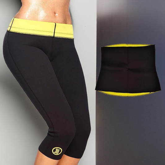 Combo Hot Shaper Pants and Hot Shaper Slimming Belt for Man & Women